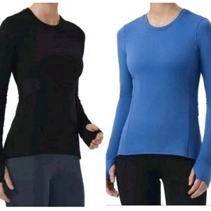 Spyder Active Pullover Long Sleeve Performance Top Set L NWOT STRETCHY